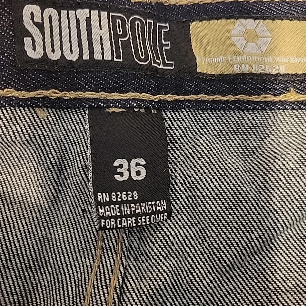 Vintage Southpole Jeans Mens 36 (34) Blue Denim‎ Baggy Y2k Hip Hop Streetwear